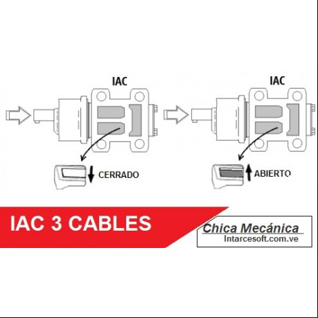 La válvula IAC de 3 cables - Funcionamiento - Pruebas - Mantenimiento