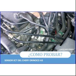 How to test the Chery Orinoco A3 temperature sensor